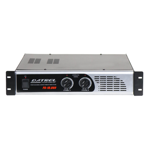 Amplificador De Potência Datrel Pa 20.0 2000w Rms Bivolt 4oh Cor Preto Potência de saída RMS 2000 W