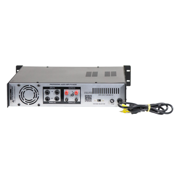 Amplificador De Potência Datrel Pa 20.0 2000w Rms Bivolt 4oh Cor Preto Potência de saída RMS 2000 W - Image 3