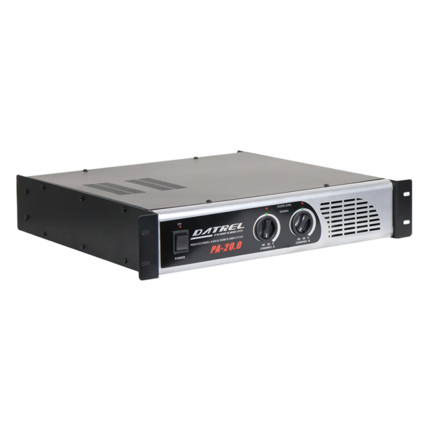 Amplificador De Potência Datrel Pa 20.0 2000w Rms Bivolt 4oh Cor Preto Potência de saída RMS 2000 W - Image 2