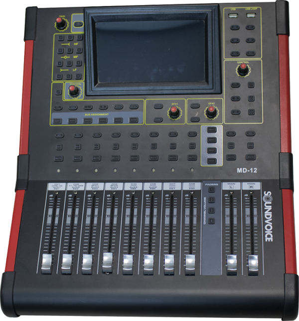 Mesa De Som Digital Aurea Md-12 Bivolt Soundvoice